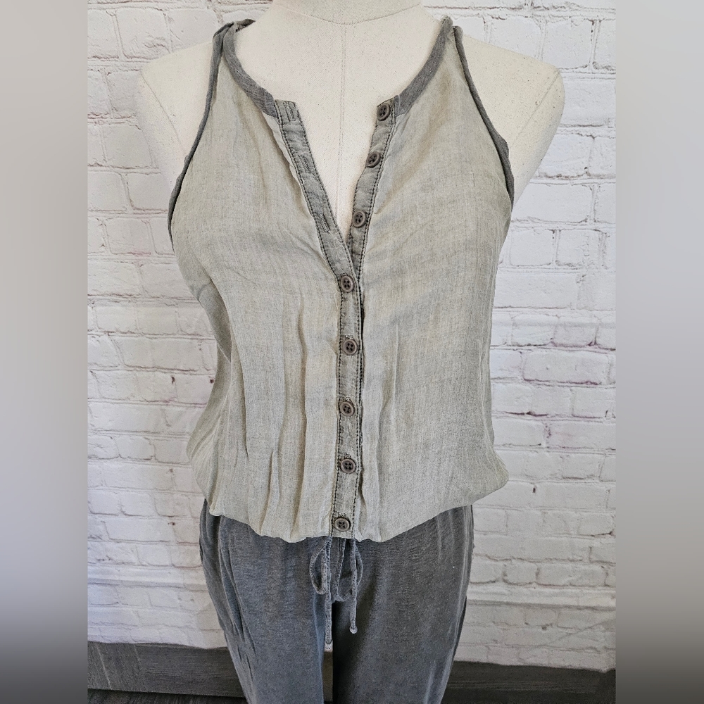 Revolve Stateside Button Front Crop Jumpsuit | Fe… - image 7